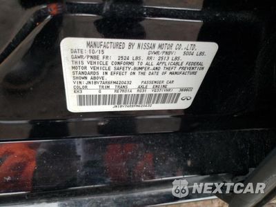Zdjęcie 13 z 13 samochodu: 2015 INFINITI Q50 BASE VIN:JN1BV7AR6FM420432 - miniatura