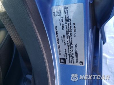 Zdjęcie 14 z 14 samochodu: 2015 CHEVROLET SPARK LS VIN:KL8CB6S99FC711170 - miniatura