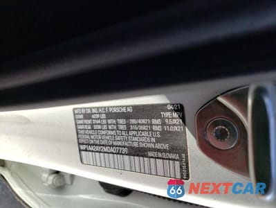 Zdjęcie 13 z 13 samochodu: 2021 PORSCHE CAYENNE VIN:WP1AA2AY2MDA07739 - miniatura