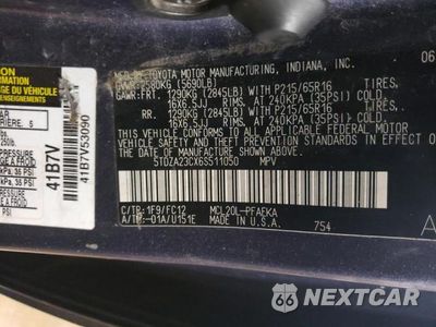 Zdjęcie 13 z 13 samochodu: 2006 TOYOTA SIENNA CE VIN:5TDZA23CX6S511050 - miniatura