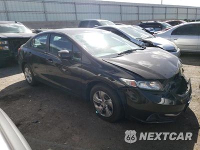 Czwarte zdjęcie samochodu z boku: 2013 HONDA CIVIC LX VIN:2HGFB2F57DH575380 - miniatura