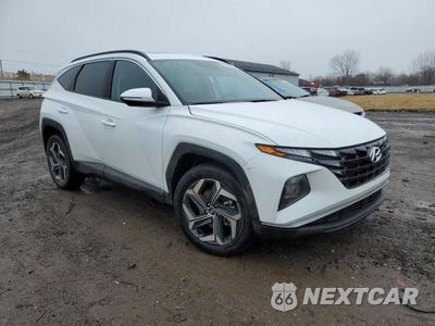 Czwarte zdjęcie samochodu z boku: 2022 HYUNDAI TUCSON SEL VIN:5NMJFCAE5NH159893 - miniatura
