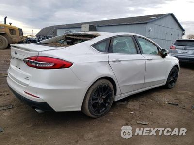 Trzecie zdjęcie samochodu z tyłu: 2019 FORD FUSION SE VIN:3FA6P0HD3KR178457 - miniatura
