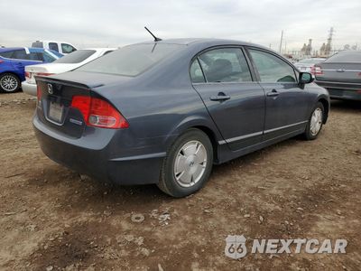 Trzecie zdjęcie samochodu z tyłu: 2008 HONDA CIVIC HYBRID VIN:JHMFA36238S010666 - miniatura
