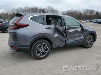 Trzecie zdjęcie samochodu z tyłu: 2021 HONDA CR-V EXL VIN:5J6RW2H86ML008405 - miniatura