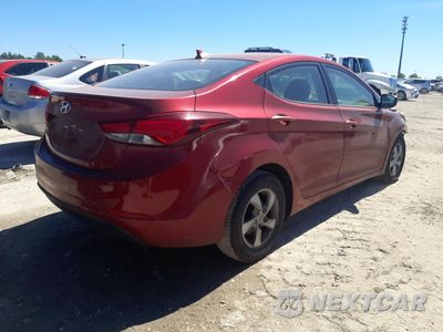 Trzecie zdjęcie samochodu z tyłu: 2015 HYUNDAI ELANTRA SE VIN:5NPDH4AE5FH631219 - miniatura