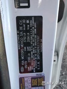 Zdjęcie 12 z 12 samochodu: 2020 KIA FORTE FE VIN:3KPF24AD9LE173167 - miniatura