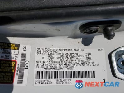 Zdjęcie 13 z 13 samochodu: 2013 TOYOTA TUNDRA DOUBLE CAB SR5 VIN:5TFRM5F13DX066886 - miniatura