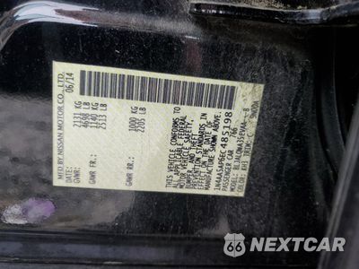 Zdjęcie 14 z 14 samochodu: 2014 NISSAN MAXIMA S VIN:1N4AA5AP6EC485198 - miniatura