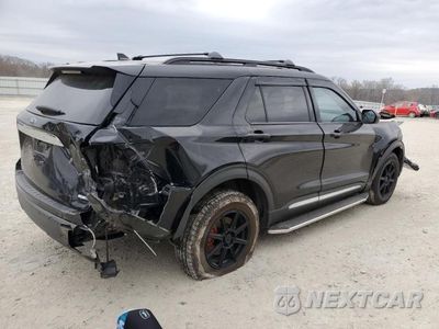 Trzecie zdjęcie samochodu z tyłu: 2020 FORD EXPLORER XLT VIN:1FMSK8DHXLGB46673 - miniatura