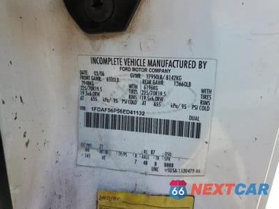 Zdjęcie 12 z 12 samochodu: 2006 FORD F550 SUPER DUTY VIN:1FDAF56P56ED41132 - miniatura