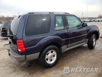 Trzecie zdjęcie samochodu z tyłu: 2001 FORD EXPLORER SPORT VIN:1FMYU70E81UB43361 - miniatura