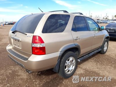 Trzecie zdjęcie samochodu z tyłu: 2001 ACURA MDX VIN:2HNYD18231H505511 - miniatura