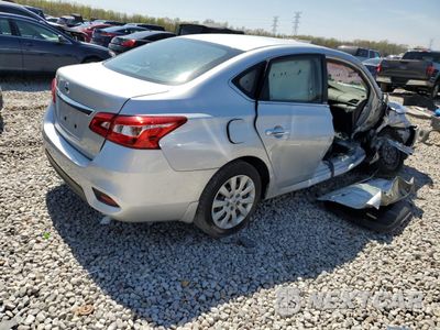 Trzecie zdjęcie samochodu z tyłu: 2019 NISSAN SENTRA S VIN:3N1AB7AP7KY346884 - miniatura