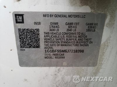 Zdjęcie 12 z 12 samochodu: 2018 CHEVROLET CRUZE PREMIER VIN:1G1BF5SM6J7218398 - miniatura