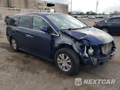 Czwarte zdjęcie samochodu z boku: 2016 HONDA ODYSSEY SE VIN:5FNRL5H36GB008660 - miniatura