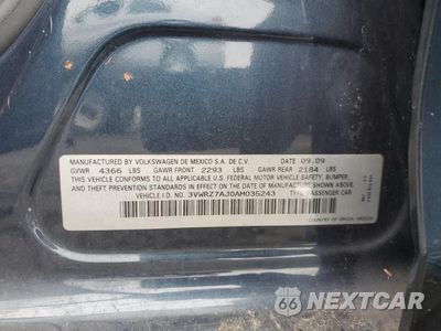 Zdjęcie 12 z 12 samochodu: 2010 VOLKSWAGEN JETTA SE VIN:3VWRZ7AJ0AM035243 - miniatura
