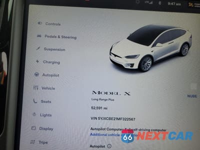 Zdjęcie 9 z 13 samochodu: 2021 TESLA MODEL X VIN:5YJXCBE21MF322567 - miniatura