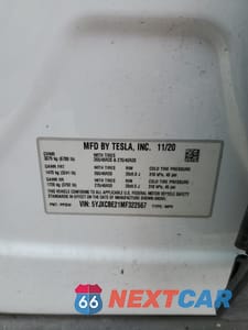 Zdjęcie 13 z 13 samochodu: 2021 TESLA MODEL X VIN:5YJXCBE21MF322567 - miniatura