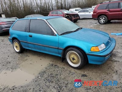 Czwarte zdjęcie samochodu z boku: 1991 HONDA CIVIC DX VIN:2HGED6352MH547942 - miniatura