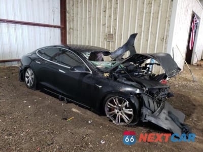 Czwarte zdjęcie samochodu z boku: 2021 TESLA MODEL S VIN:5YJSA1E47MF423673 - miniatura