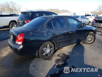 Trzecie zdjęcie samochodu z tyłu: 2003 HYUNDAI ELANTRA GLS VIN:KMHDN45D21U120524 - miniatura
