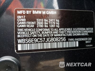 Zdjęcie 13 z 13 samochodu: 2018 BMW M6 GRAN COUPE VIN:WBS6E9C57JG808256 - miniatura