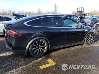 Trzecie zdjęcie samochodu z tyłu: 2016 TESLA MODEL X VIN:5YJXCAE25GF022402 - miniatura