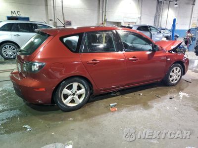 Trzecie zdjęcie samochodu z tyłu: 2009 MAZDA 3 I VIN:JM1BK34F491197801 - miniatura