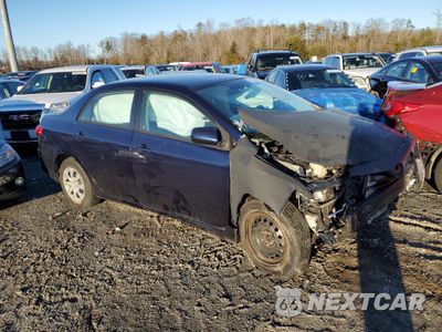 Czwarte zdjęcie samochodu z boku: 2011 TOYOTA COROLLA BASE VIN:2T1BU4EE8BC711754 - miniatura