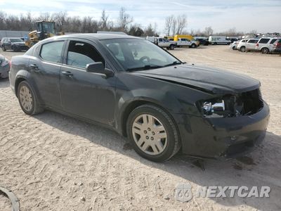 Czwarte zdjęcie samochodu z boku: 2013 DODGE AVENGER SE VIN:1C3CDZAB6DN530671 - miniatura