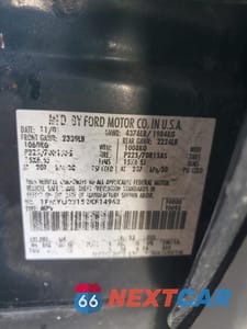 Zdjęcie 15 z 15 samochodu: 2002 FORD ESCAPE XLT VIN:1FMYU03152KB14963 - miniatura