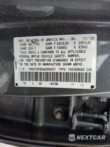 Zdjęcie 13 z 13 samochodu: 2010 HONDA ACCORD EXL VIN:1HGCP2F82AA059257 - miniatura