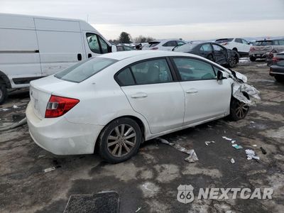 Trzecie zdjęcie samochodu z tyłu: 2012 HONDA CIVIC EX VIN:19XFB2F86CE303843 - miniatura