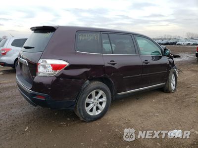 Trzecie zdjęcie samochodu z tyłu: 2011 TOYOTA HIGHLANDER BASE VIN:5TDBK3EH9BS077081 - miniatura