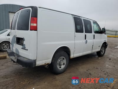 Trzecie zdjęcie samochodu z tyłu: 2006 CHEVROLET EXPRESS G2500 VIN:1GCGG25VX61270317 - miniatura