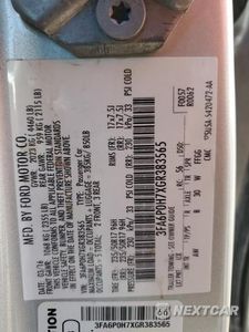 Zdjęcie 12 z 12 samochodu: 2016 FORD FUSION SE VIN:3FA6P0H7XGR383565 - miniatura