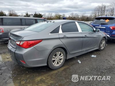 Trzecie zdjęcie samochodu z tyłu: 2014 HYUNDAI SONATA GLS VIN:5NPEB4AC0EH811470 - miniatura