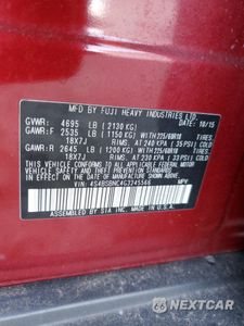Zdjęcie 13 z 13 samochodu: 2016 SUBARU OUTBACK 2.5I LIMITED VIN:4S4BSBNC4G3245566 - miniatura