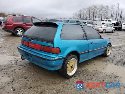 Trzecie zdjęcie samochodu z tyłu: 1991 HONDA CIVIC DX VIN:2HGED6352MH547942 - miniatura