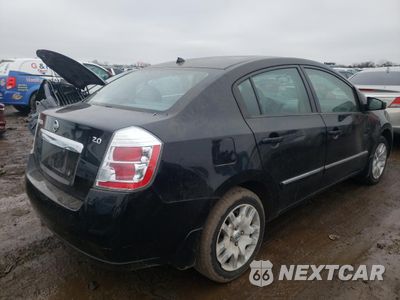 Trzecie zdjęcie samochodu z tyłu: 2010 NISSAN SENTRA 2.0 VIN:3N1AB6AP3AL661655 - miniatura