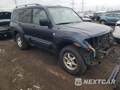 Czwarte zdjęcie samochodu z boku: 2002 MITSUBISHI MONTERO LIMITED VIN:JA4MW51R92J001150 - miniatura