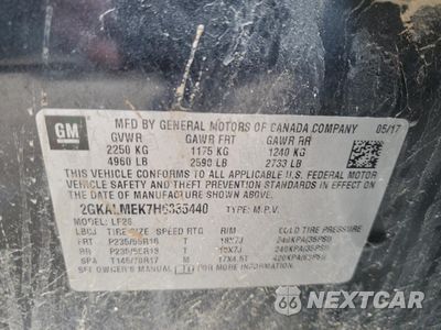 Zdjęcie 14 z 14 samochodu: 2017 GMC TERRAIN SLE VIN:2GKALMEK7H6335440 - miniatura