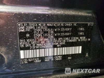 Zdjęcie 13 z 13 samochodu: 2023 TOYOTA RAV4 XLE VIN:2T3P1RFV3PW386826 - miniatura