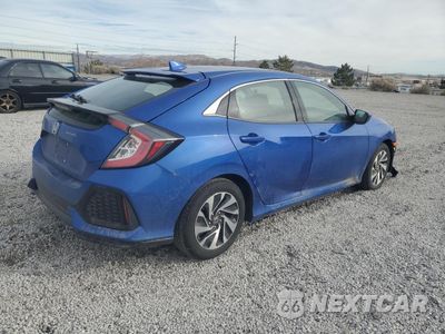 Trzecie zdjęcie samochodu z tyłu: 2018 HONDA CIVIC LX VIN:SHHFK7H23JU240132 - miniatura