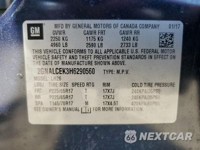 Zdjęcie 15 z 15 samochodu: 2017 CHEVROLET EQUINOX LT VIN:2GNALCEK3H6290560 - miniatura