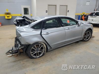 Trzecie zdjęcie samochodu z tyłu: 2020 FORD FUSION SEL VIN:3FA6P0CD2LR136631 - miniatura