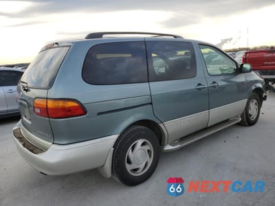 Trzecie zdjęcie samochodu z tyłu: 2000 TOYOTA SIENNA LE VIN:4T3ZF13C2YU277578 - miniatura