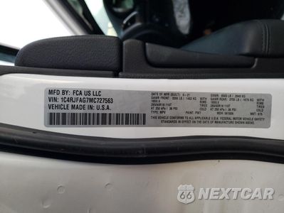 Zdjęcie 15 z 16 samochodu: 2021 JEEP GRAND CHEROKEE LAREDO VIN:1C4RJFAG7MC727563 - miniatura