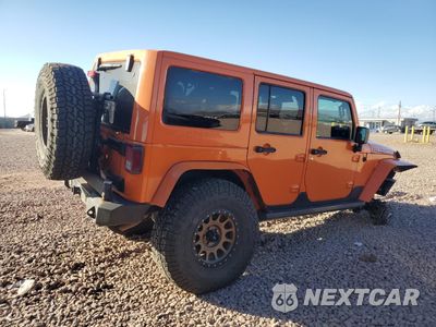 Trzecie zdjęcie samochodu z tyłu: 2012 JEEP WRANGLER UNLIMITED RUBICON VIN:1C4HJWFGXCL220949 - miniatura